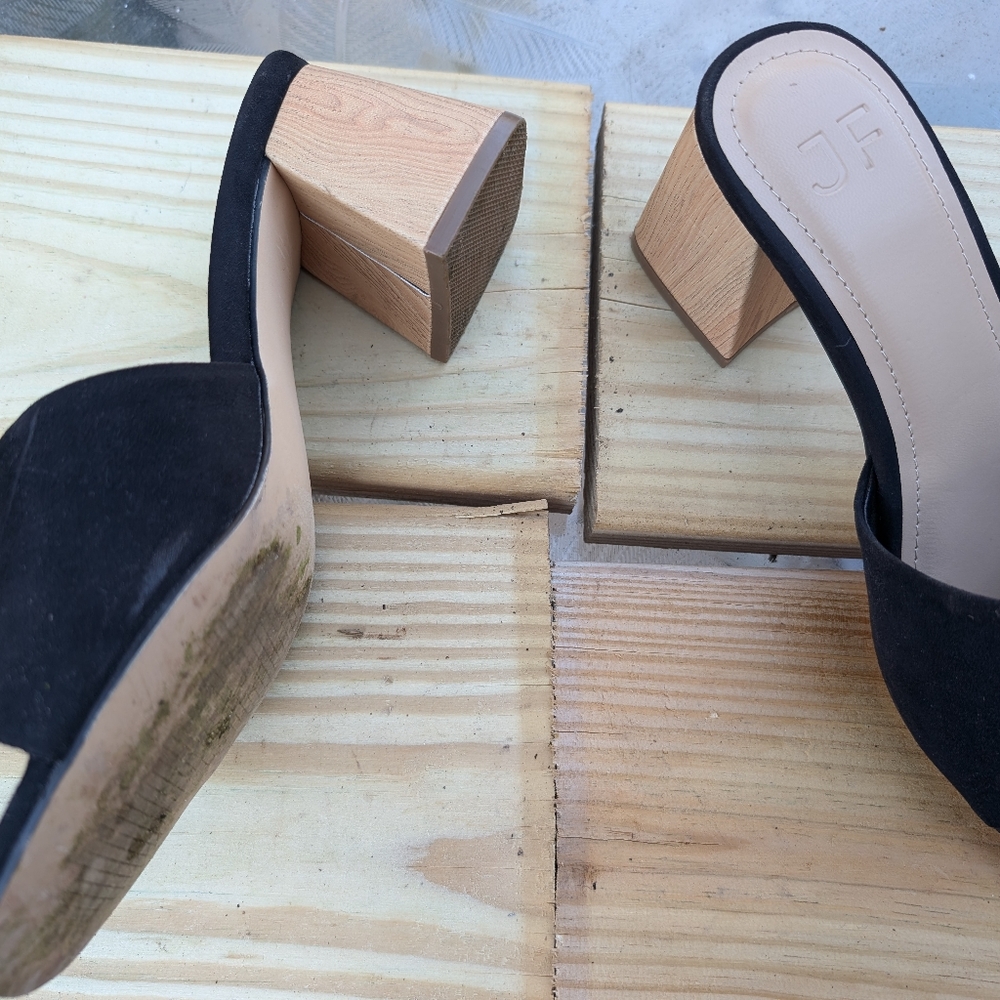 Just Fab block heel shoes Size 6 - Picture 2 of 3